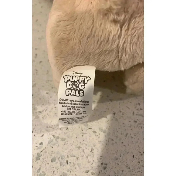 ANIMATED DISNEY PUPPY DOG PALS WALKING TALKING‎ RACING ROLLY PLUSH  b31 - Picture 5 of 5